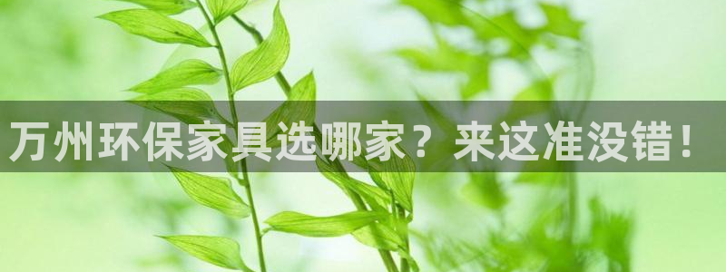 杏耀平台指定：万州环保家具选哪家？来这准没错！